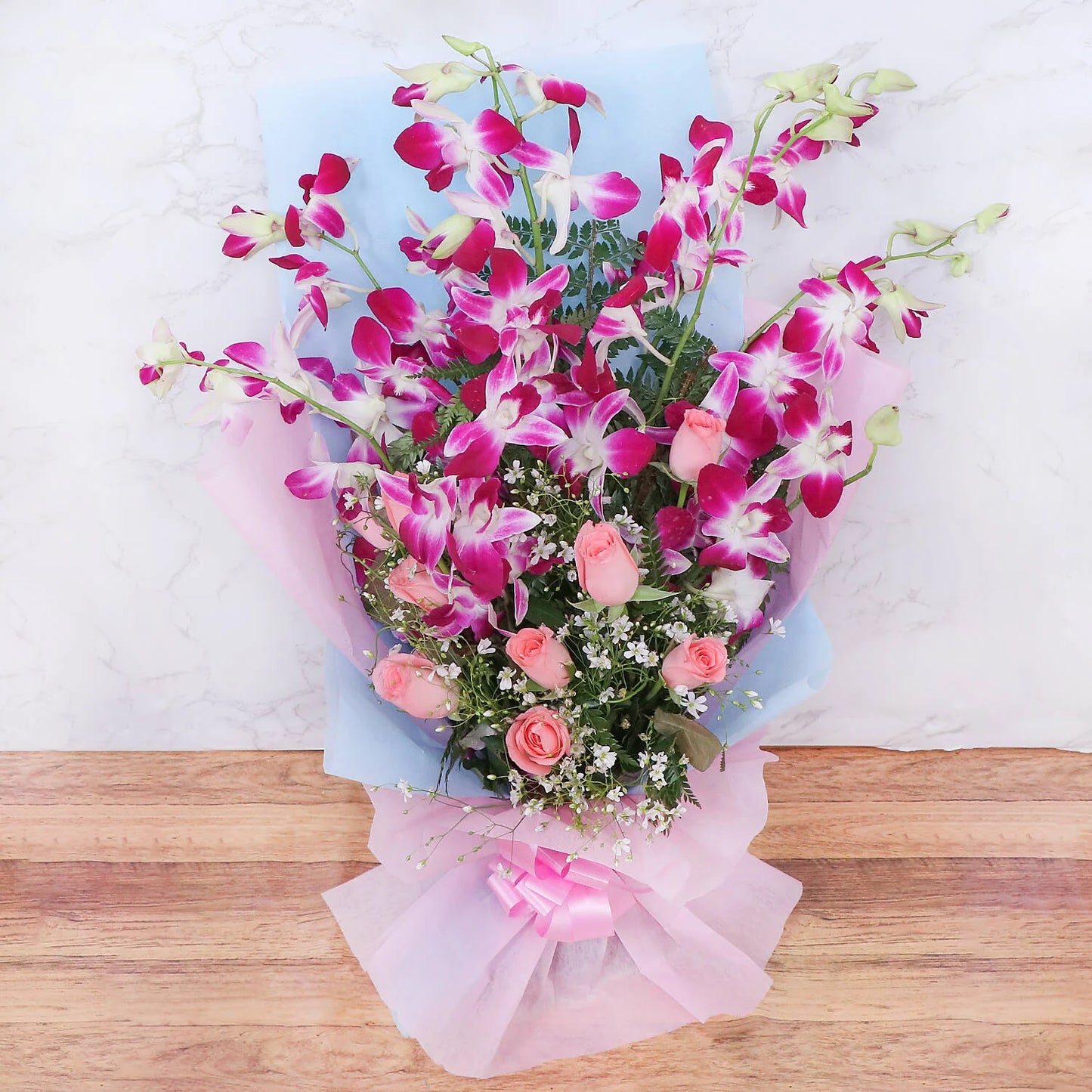 5 Stems - Oriental Pink Lilies